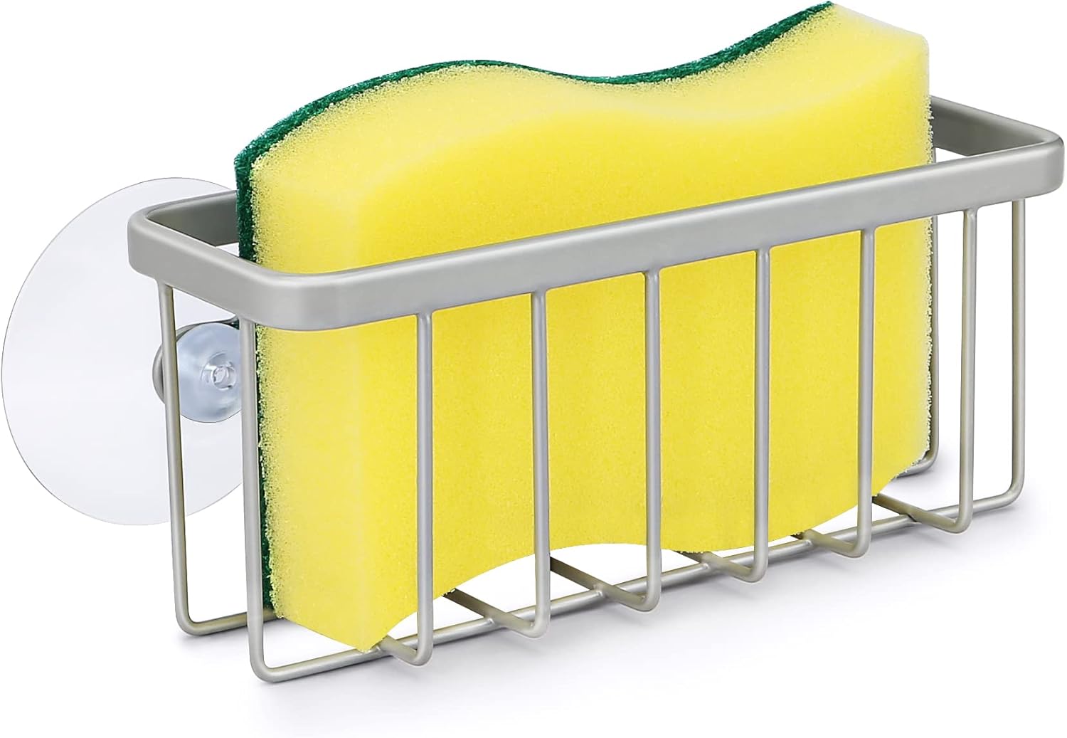 Matte Silver Sponge Holder